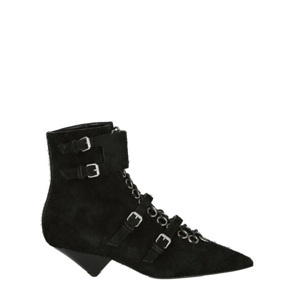 Saint Laurent Blaze Suede Ankle Boots - Picture 1 of 4